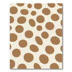 Warm Orb Speckled Cream Pattern Rug