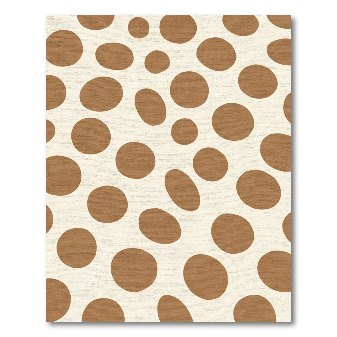 Warm Orb Speckled Cream Pattern Rug