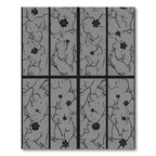 Monochromatic Blossom Branch Composition Rug