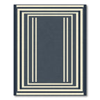 Modern Cream Stripes Geometric Rug