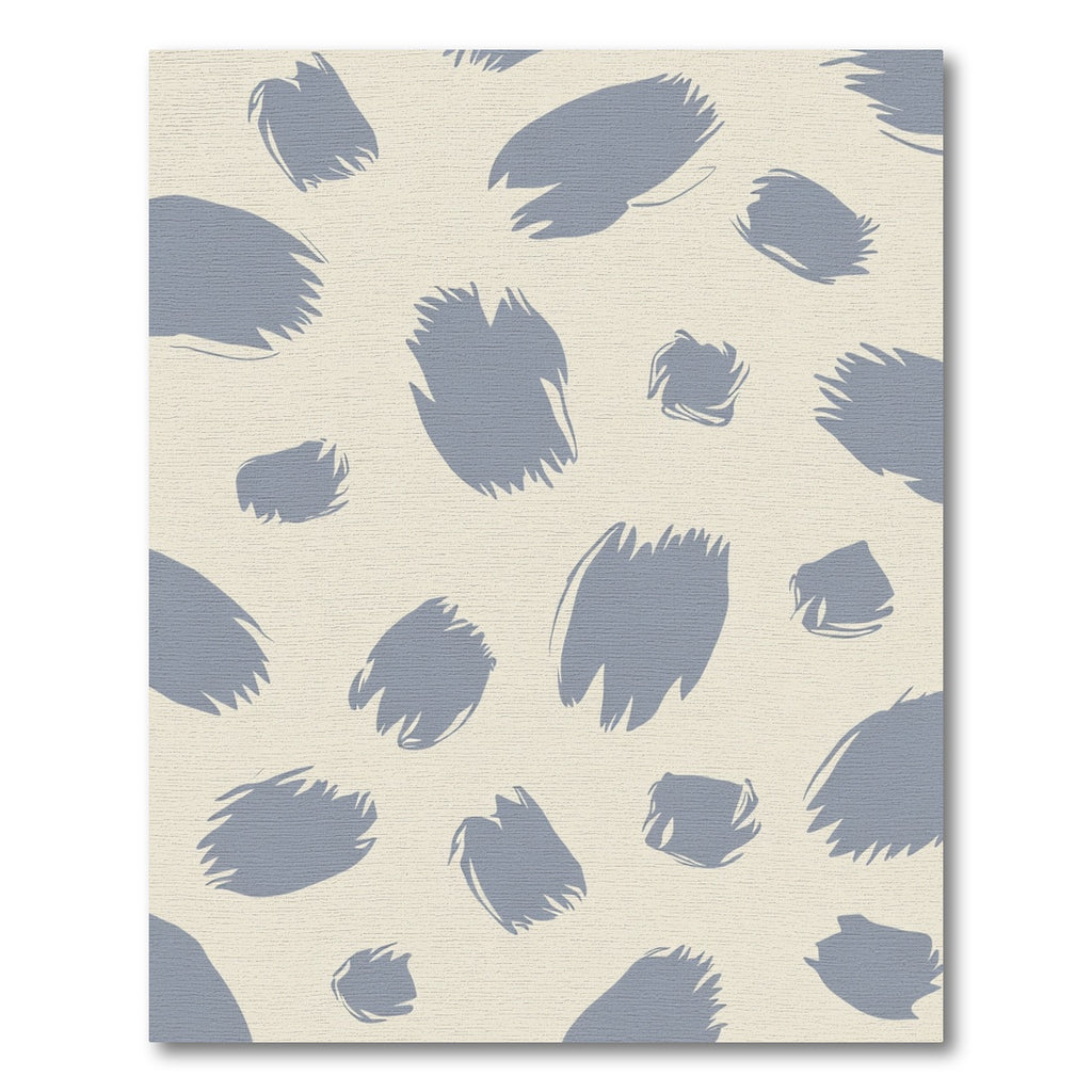 Abstract Gray Brush Stroke Composition Rug