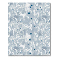 Soft Blue Abstract Splatter Spots Rug