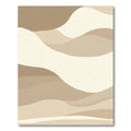 Earthy Neutral Wavy Layers Rug