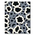 Abstract Cloudy Shape Composition Rug