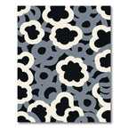 Abstract Cloudy Shape Composition Rug