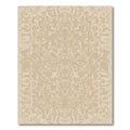 Beige Scrollwork Medallion Abstract Rug