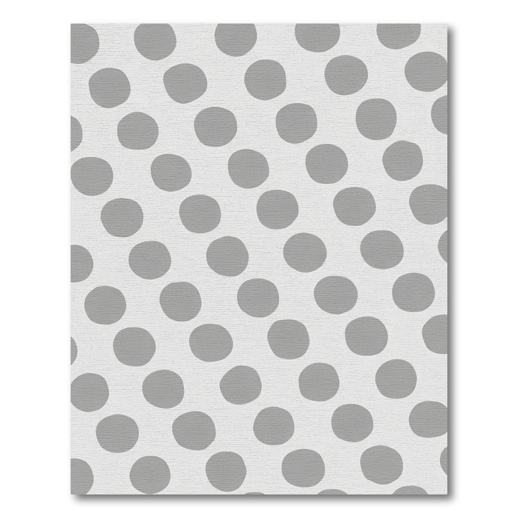 Gray Polka Dot Diagonal Pattern Rug