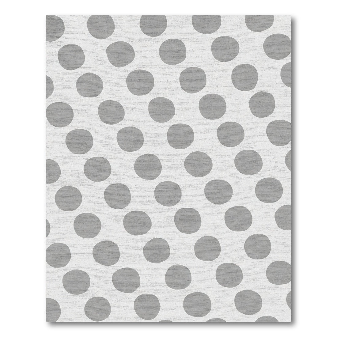 Gray Polka Dot Diagonal Pattern Rug