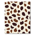 Brown Earthy Tone Blob Rug