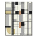 Abstract Geometric Grid blocks Rug