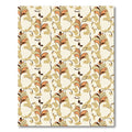 Earthy Tones Floral Branch Arrangement Rug