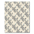 Abstract Gray Blue Flowing Shapes Rug