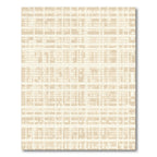 Soft Beige Grid Dot Texture Rug