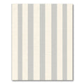 Soft Gray Ivory Stripe Rug