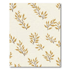 Autumn Leaf Branches Cream Rug