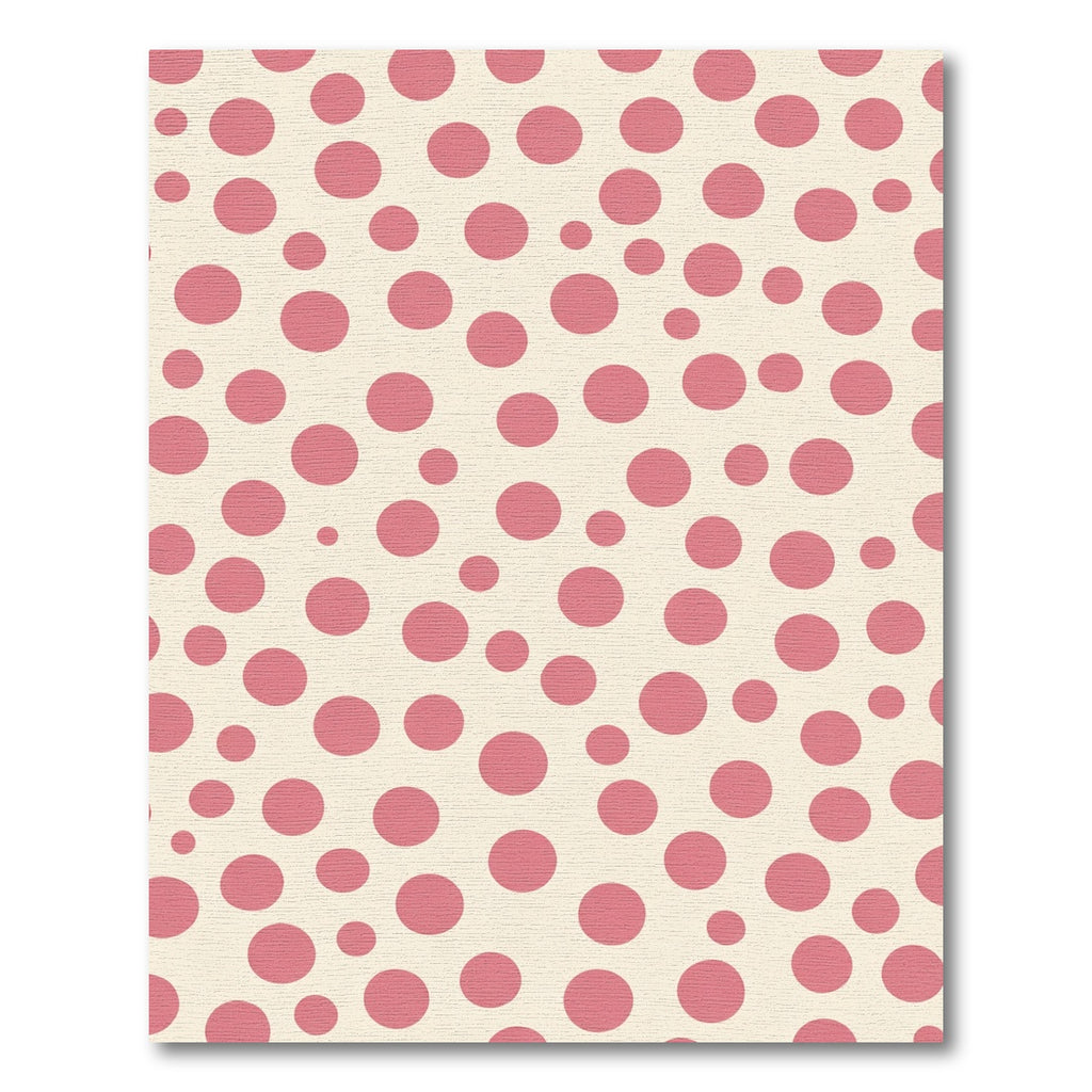 Pink Dot Scatter Rug
