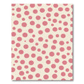 Pink Dot Scatter Rug