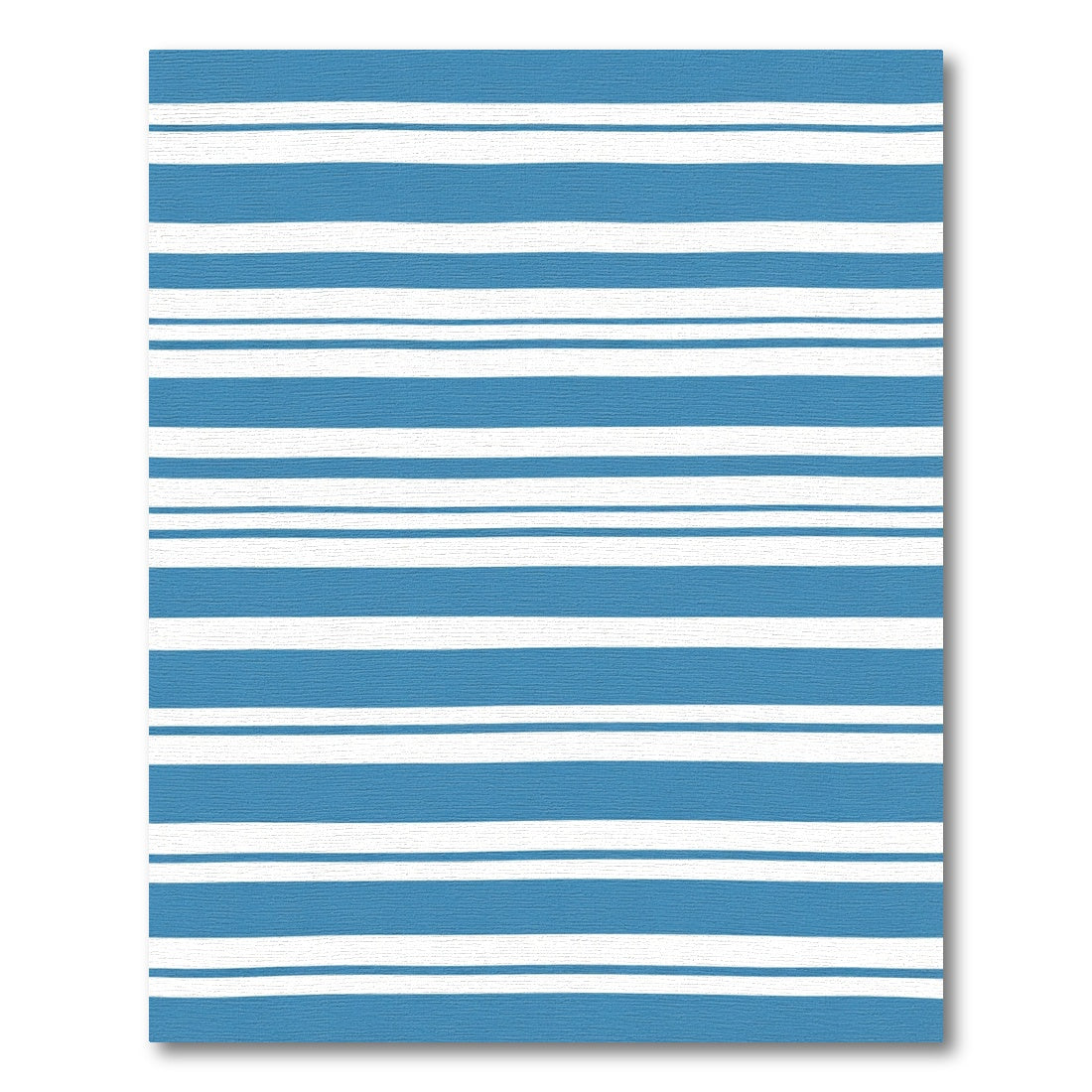 Blue White Striped Contemporary Harmony Rug