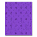 Purple Sketchy Floral Meadow Rug