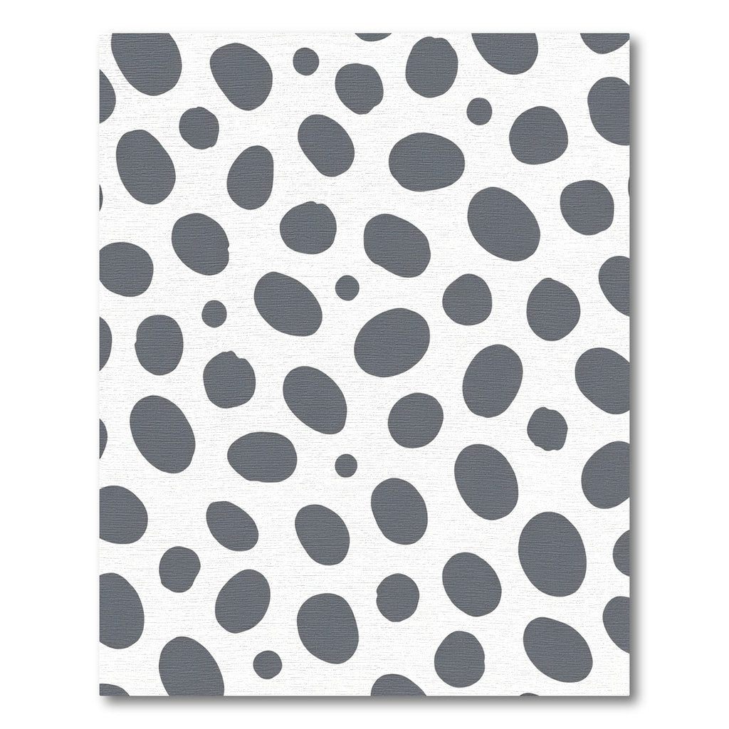 Gray Dalmatian Spots Scatter Rug