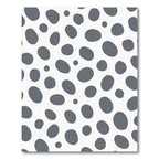 Gray Dalmatian Spots Scatter Rug