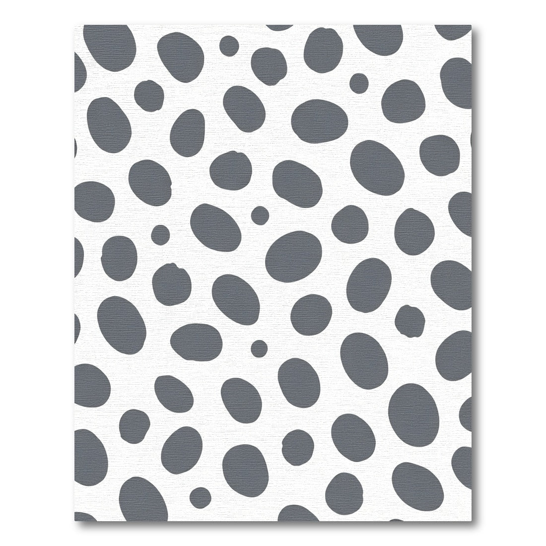 Gray Dalmatian Spots Scatter Rug