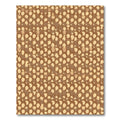 Brown Honeycomb Geometric Texture Rug