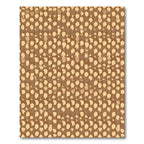 Brown Honeycomb Geometric Texture Rug