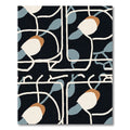 Modern Abstract Floral Lines Rug