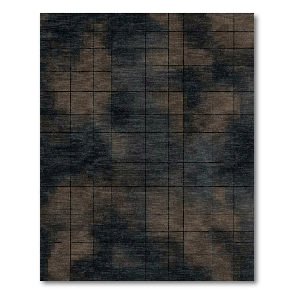 Tweeded Charcoal Rustic Camouflage Rug