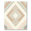 Earthy Tones Geometric Diamond Rug