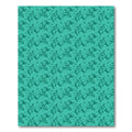 Teal Abstract Watercolor Swirl Rug