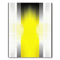 Bright Yellow Vertical Rays Rug