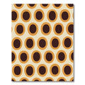 Retro Amber Polka Dot Rug