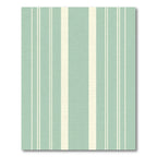 Aqua Beige Wide Narrow Stripe Rug