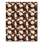 Forest Camo Shapes Rug