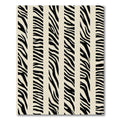 Monochrome Wild Animal Stripes Accent Rug