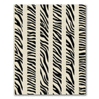 Monochrome Wild Animal Stripes Accent Rug
