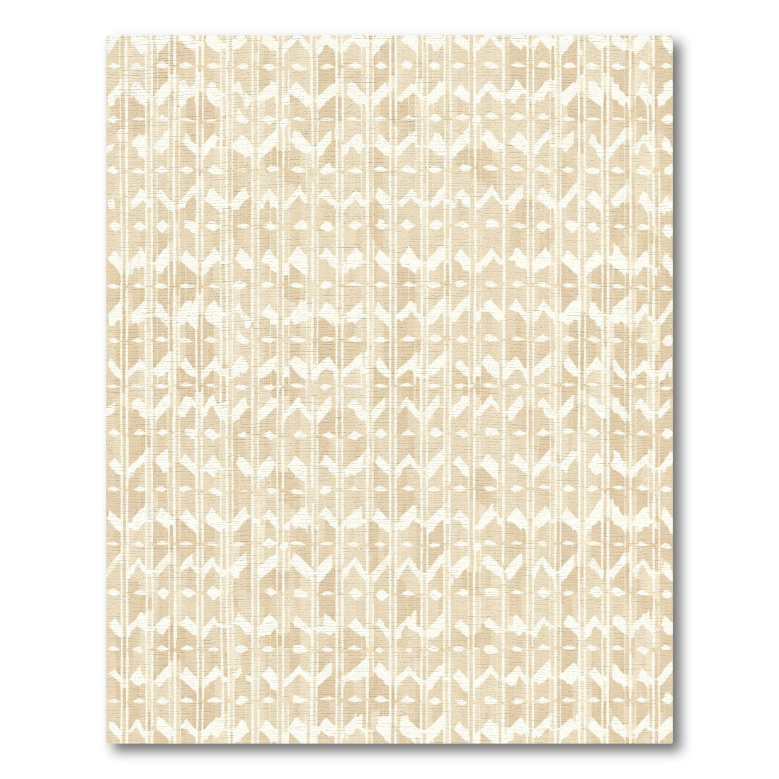 Neutral Chevron Stripe Abstract Rug