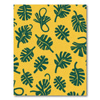 Emerald Jungle Leaf Scatter Rug