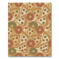 Retro Foodie Slice And Doughnut Collage Rug
