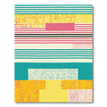 Modern Geometric Dot Stripes Rug