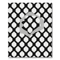 Monochromatic Geometric Honeycomb Overlay Rug