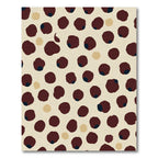 Crimson Polka Dot Scatter Rug
