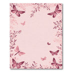 Rose Garden Butterfly Sprig Border Rug