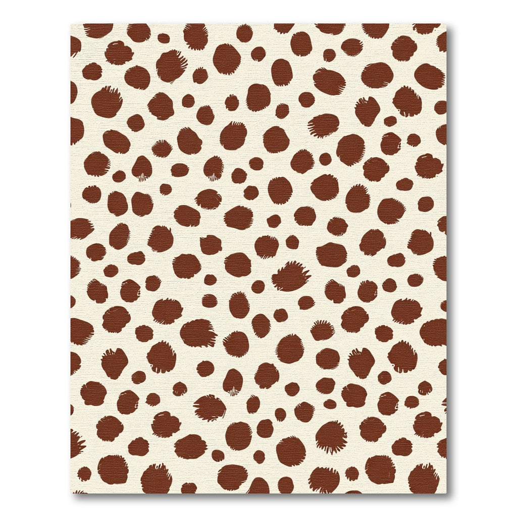 Brown Spotted Natural Camouflage Texture Rug