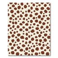 Brown Spotted Natural Camouflage Texture Rug