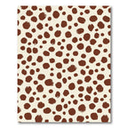 Brown Spotted Natural Camouflage Texture Rug