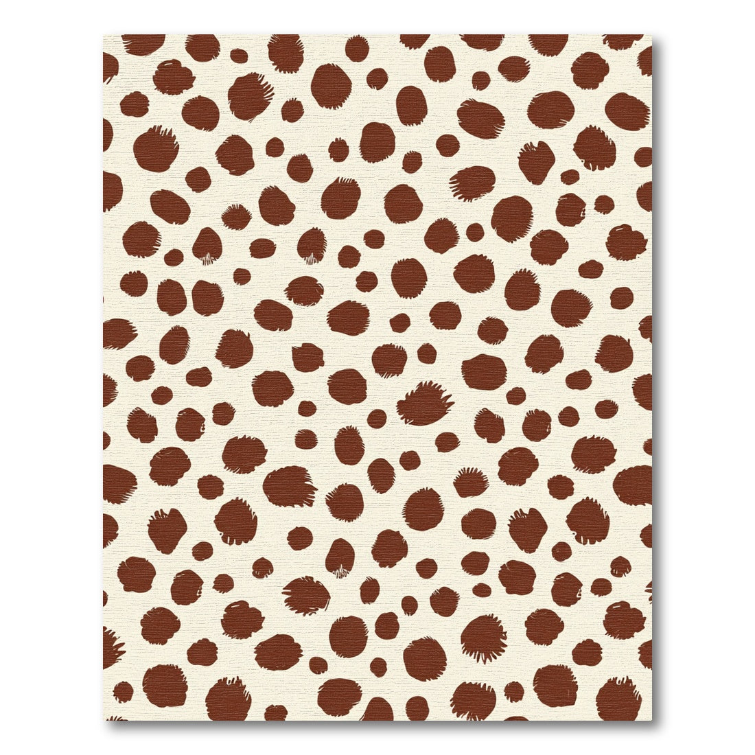 Brown Spotted Natural Camouflage Texture Rug