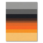 Warm Sunset Gradient Stripe Rug